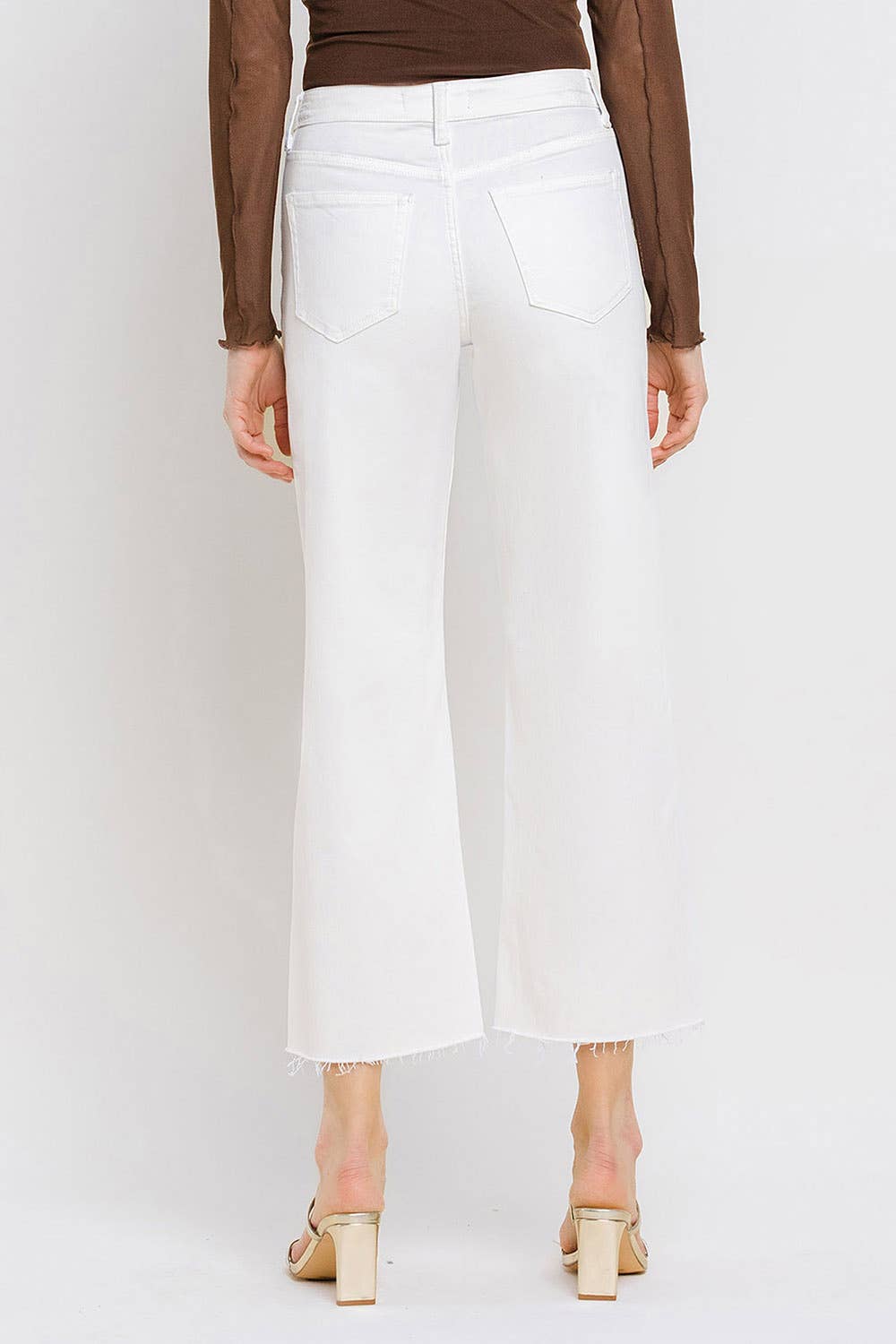 Optic White Crop Jeans