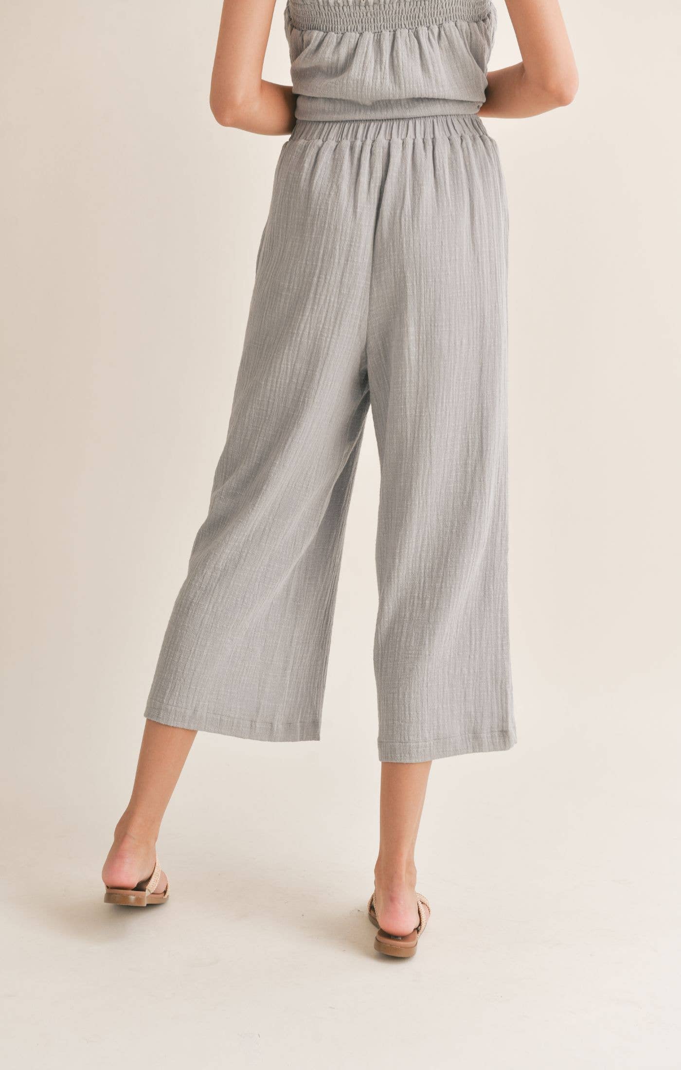 Bird Song Wide Leg Cropped Pant