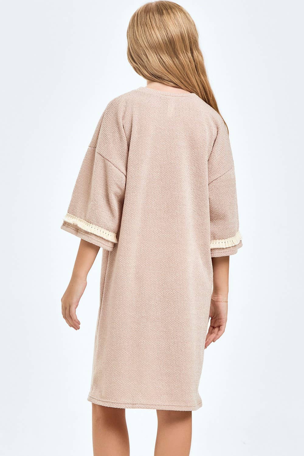 Tasseled Chunky Sweater Dress