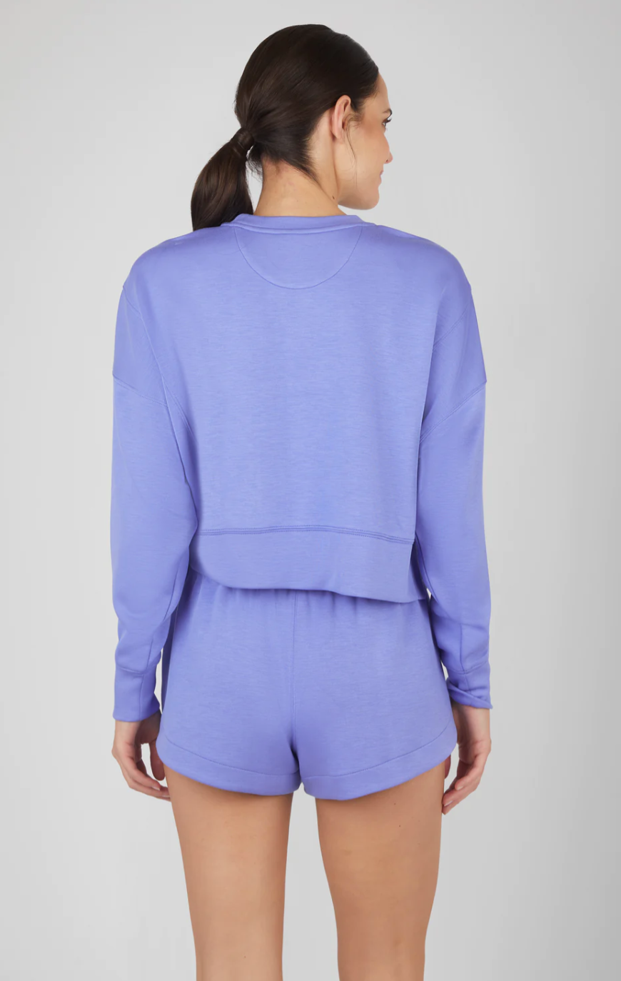 Scuba Modal Pullover Short: Persian Jewel