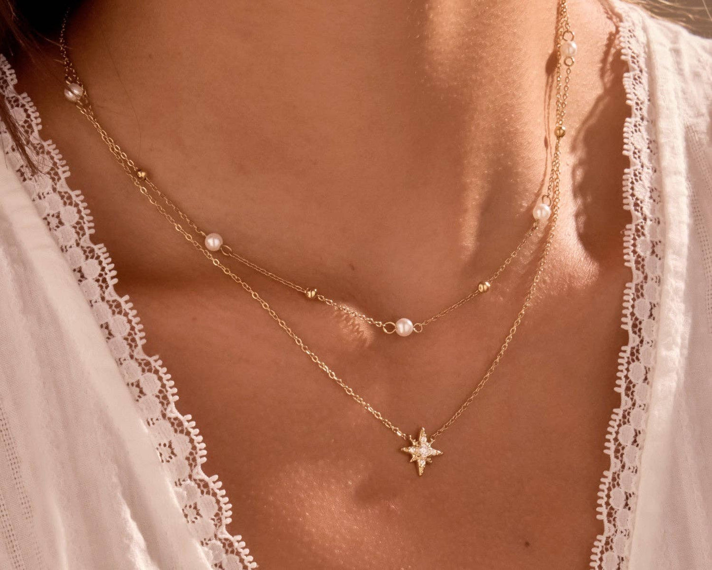 18K Gold Plated Waterproof Stainless Steel Chain Necklace