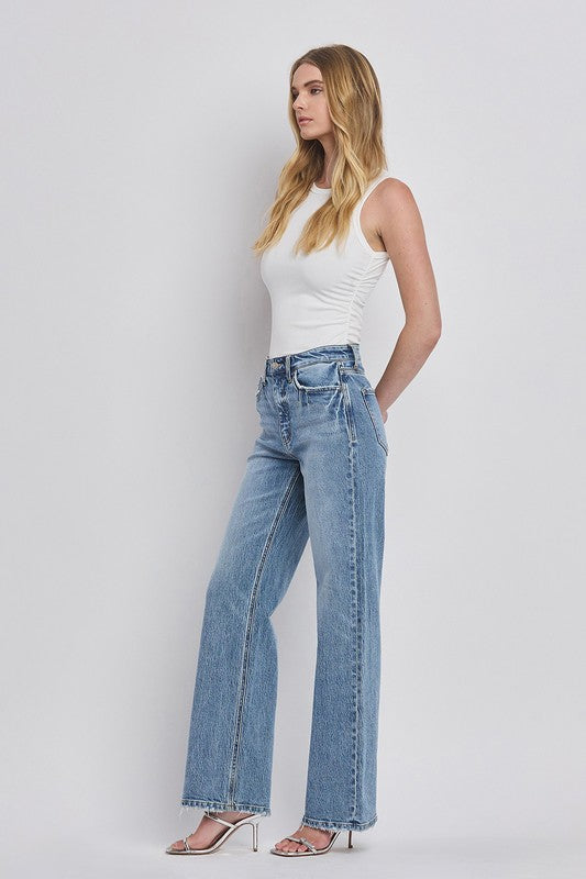 90's Super High Rise Wide Jeans