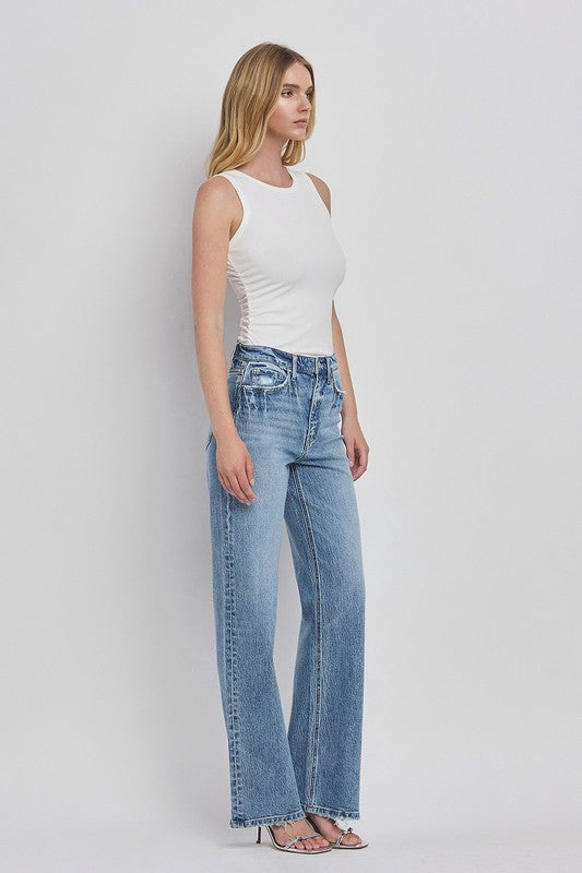 90's Super High Rise Wide Jeans
