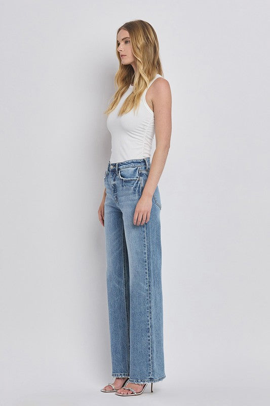 90's Super High Rise Wide Jeans