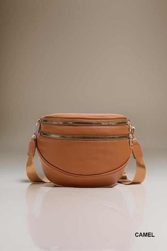 Vegan Leather Crossbody Bag