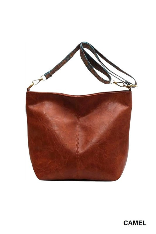 Vegan Leather Crossbody Shoulder Bag