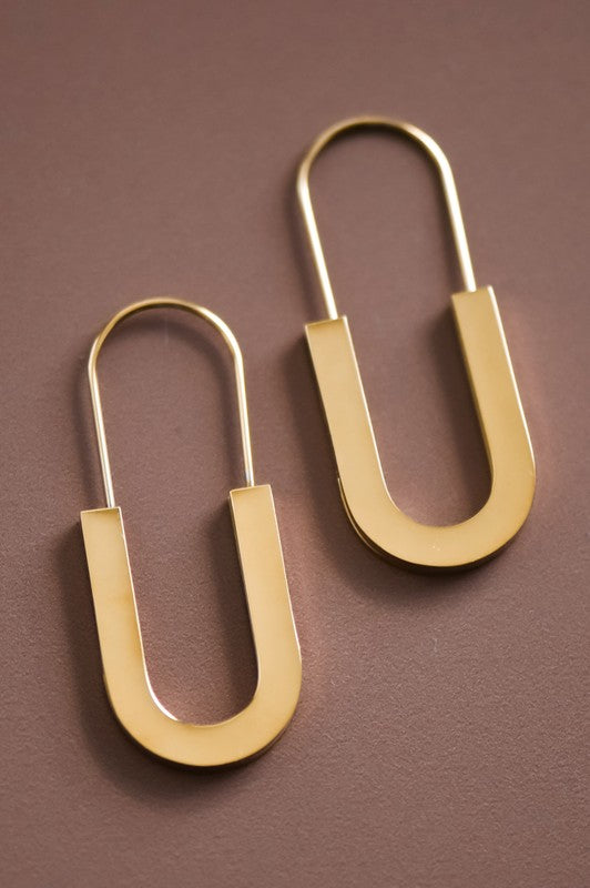 18K Gold Dipped Hoops