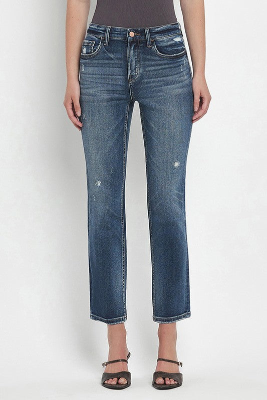Flying Monkey - High Rise Slim Straight Jeans