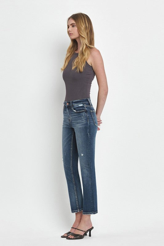 Flying Monkey - High Rise Slim Straight Jeans