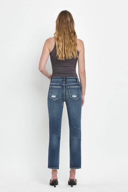 Flying Monkey - High Rise Slim Straight Jeans