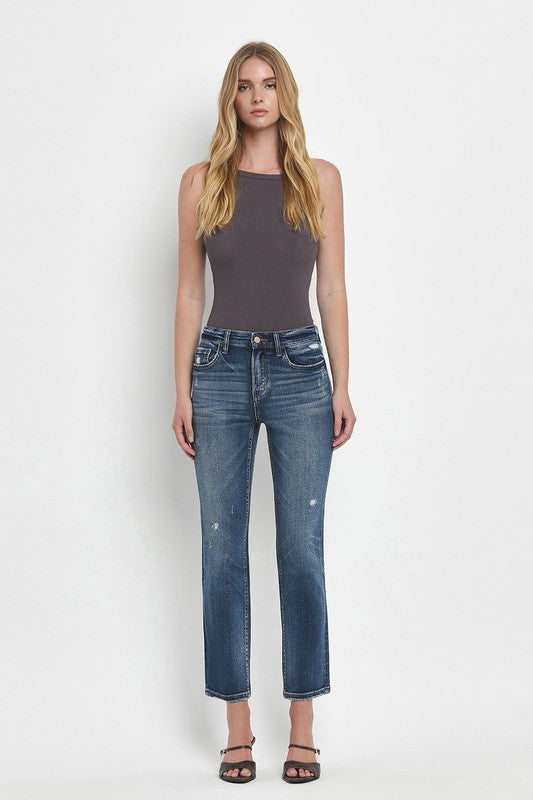 Flying Monkey - High Rise Slim Straight Jeans