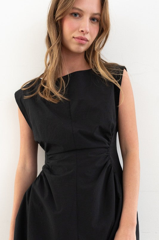 Cap Sleeve Mini Dress