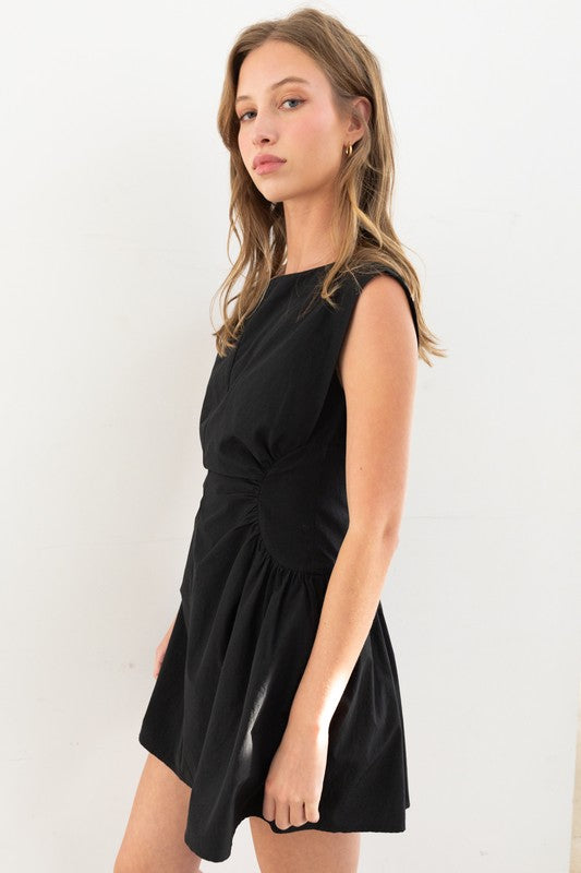 Cap Sleeve Mini Dress
