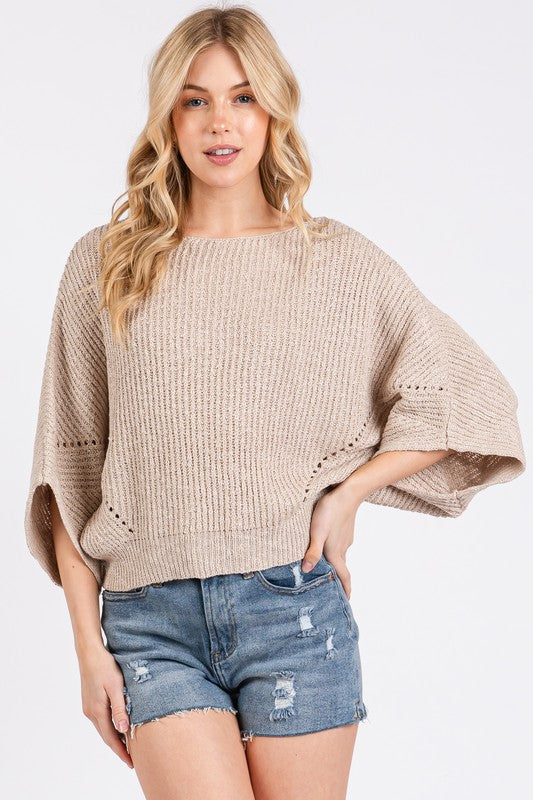 Batwing Oversized Sweater