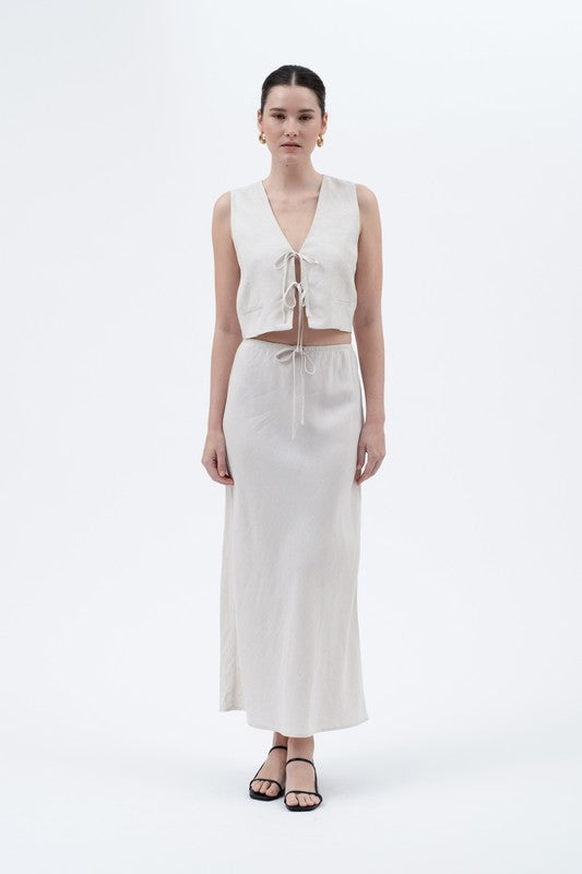 High Waist Midi Skirt