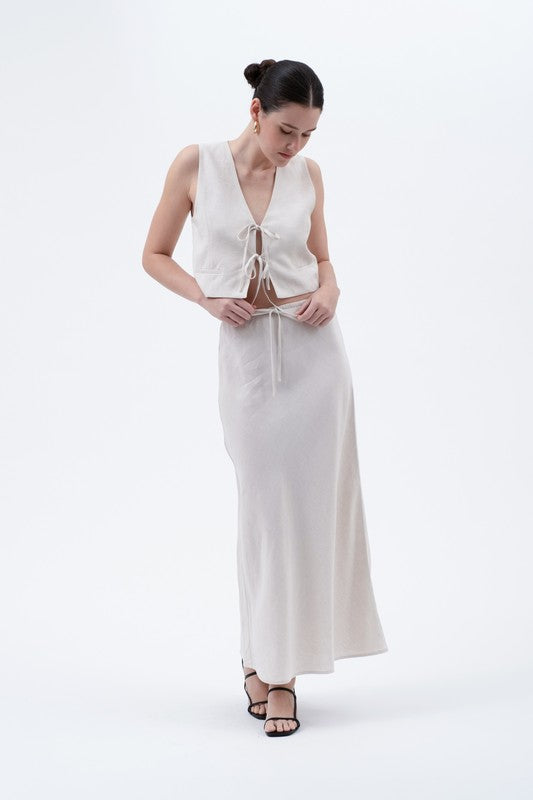 High Waist Midi Skirt