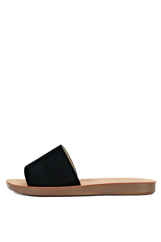 Open Toe Slide Sandal