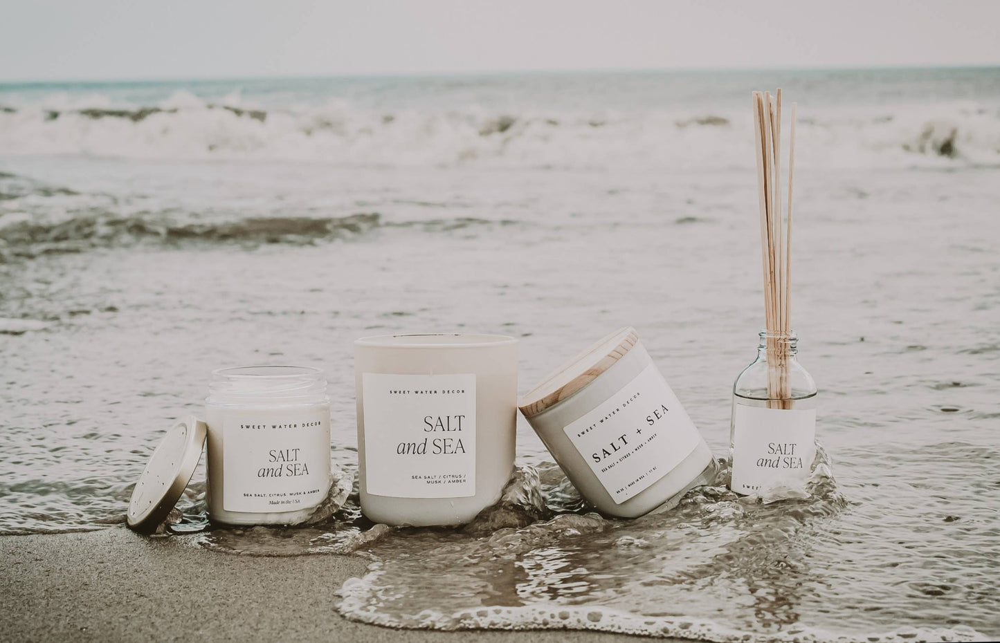 Sweet Water Decor - Salt and Sea 11 oz Soy Candle