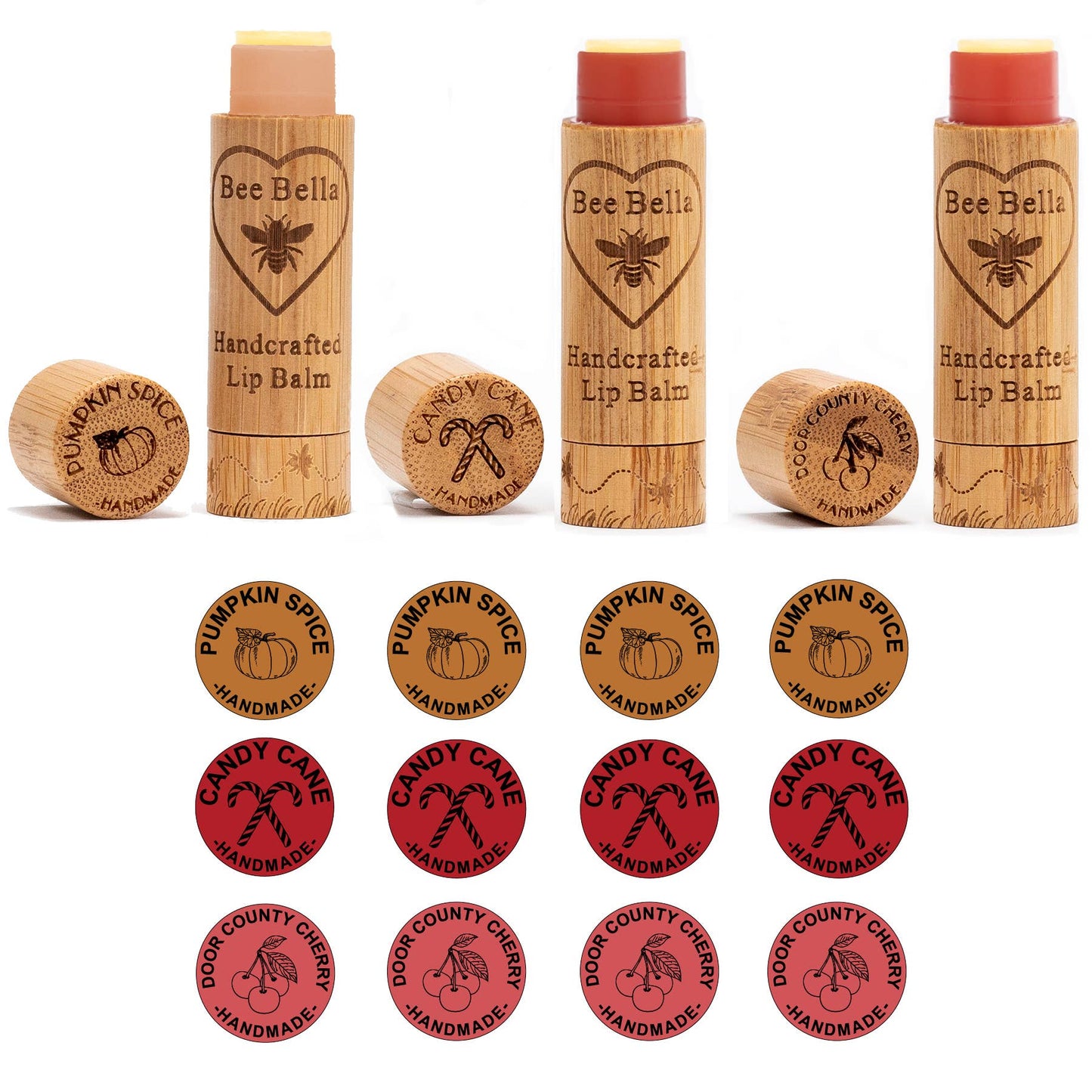 Bee Bella - Lip Balm Holiday Variety 12 Pack