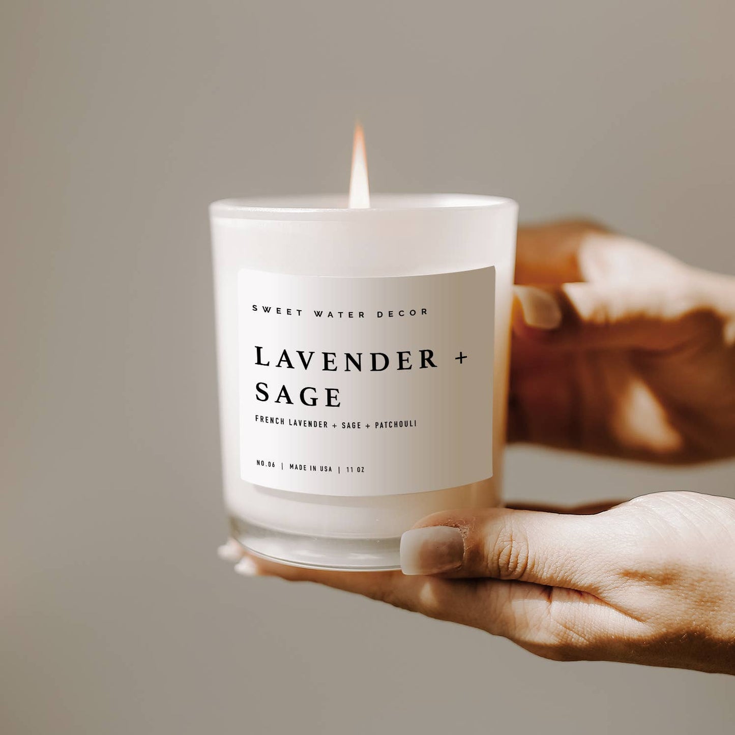 Sweet Water Decor - Lavender and Sage 11 oz Soy Candle