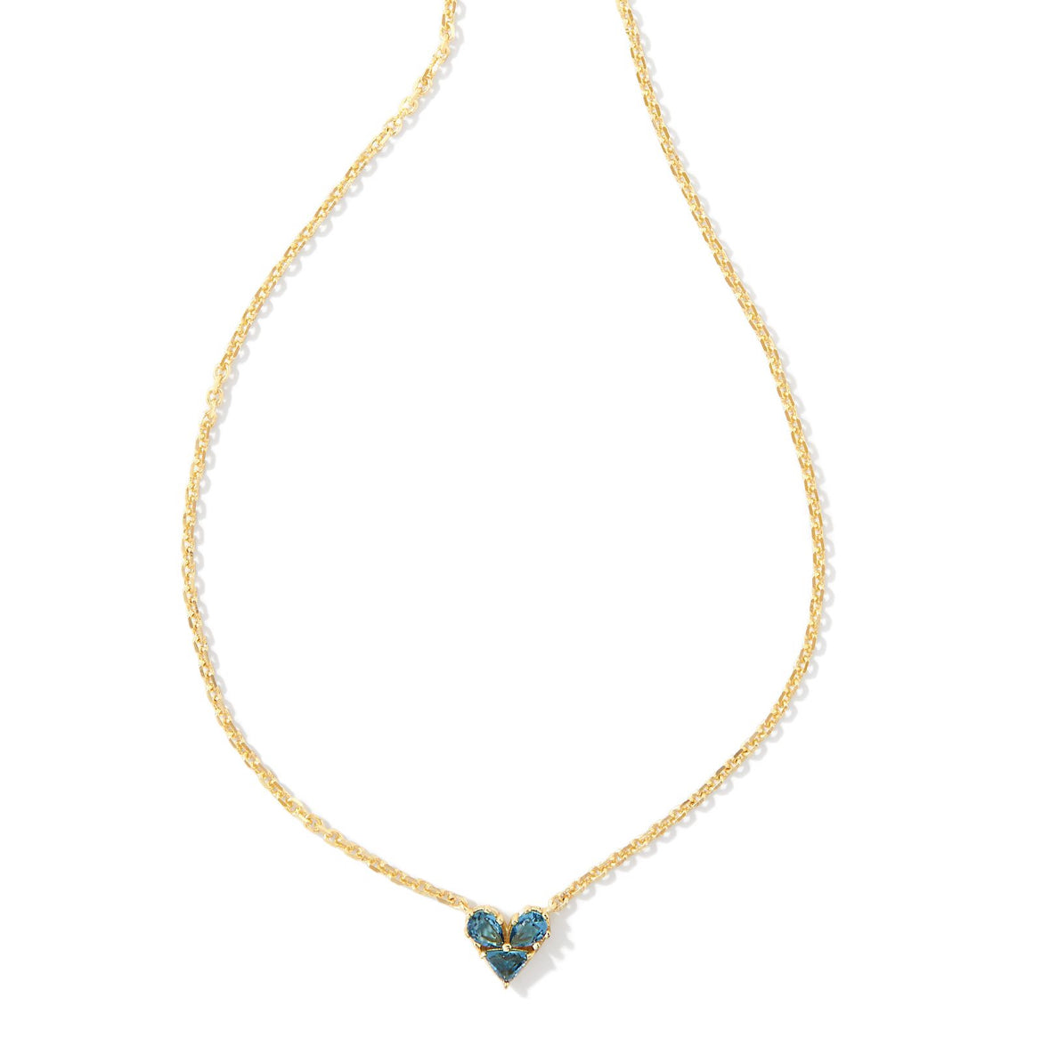 Katy Heart Short Pendant Necklace