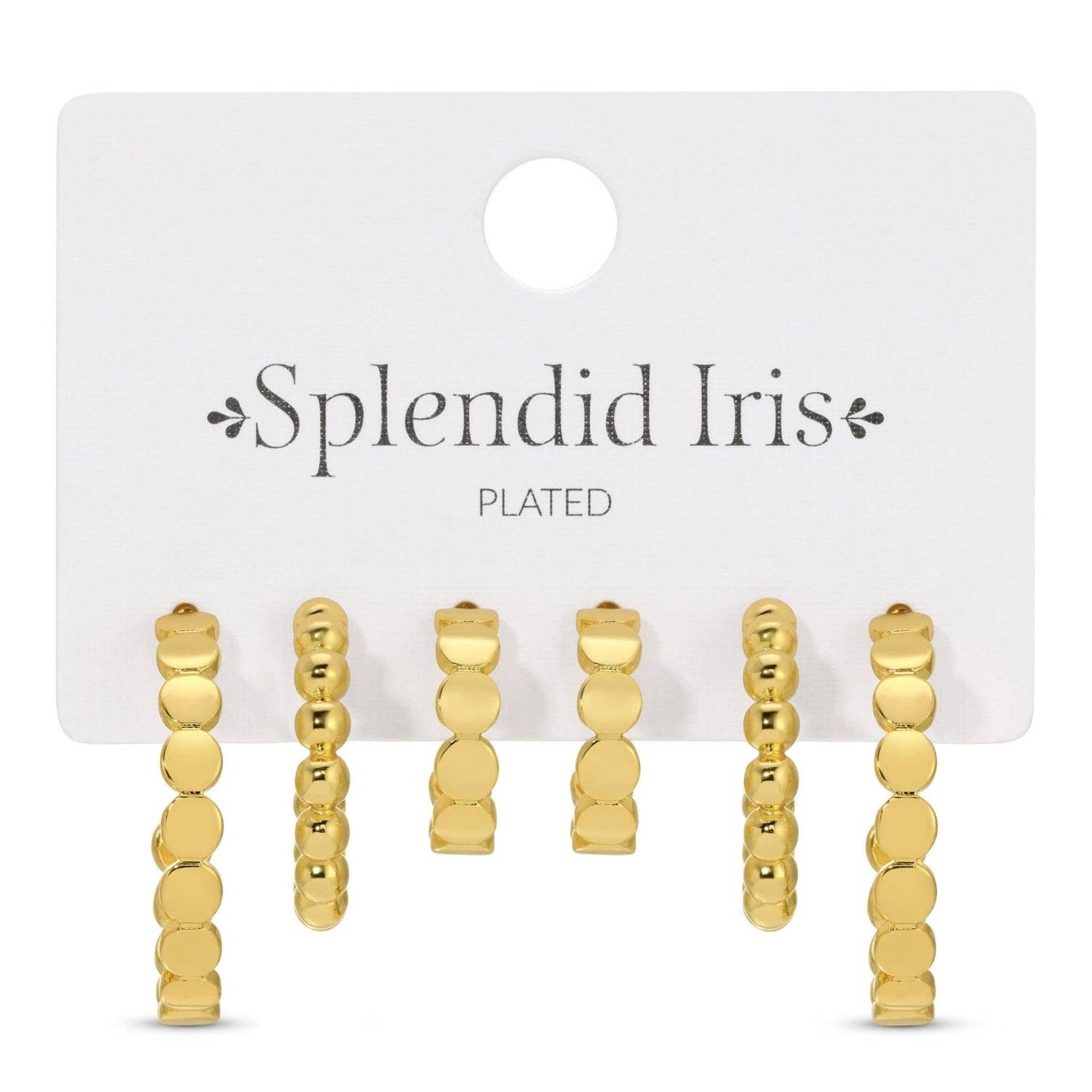 Assorted Dot Hoops: Gold