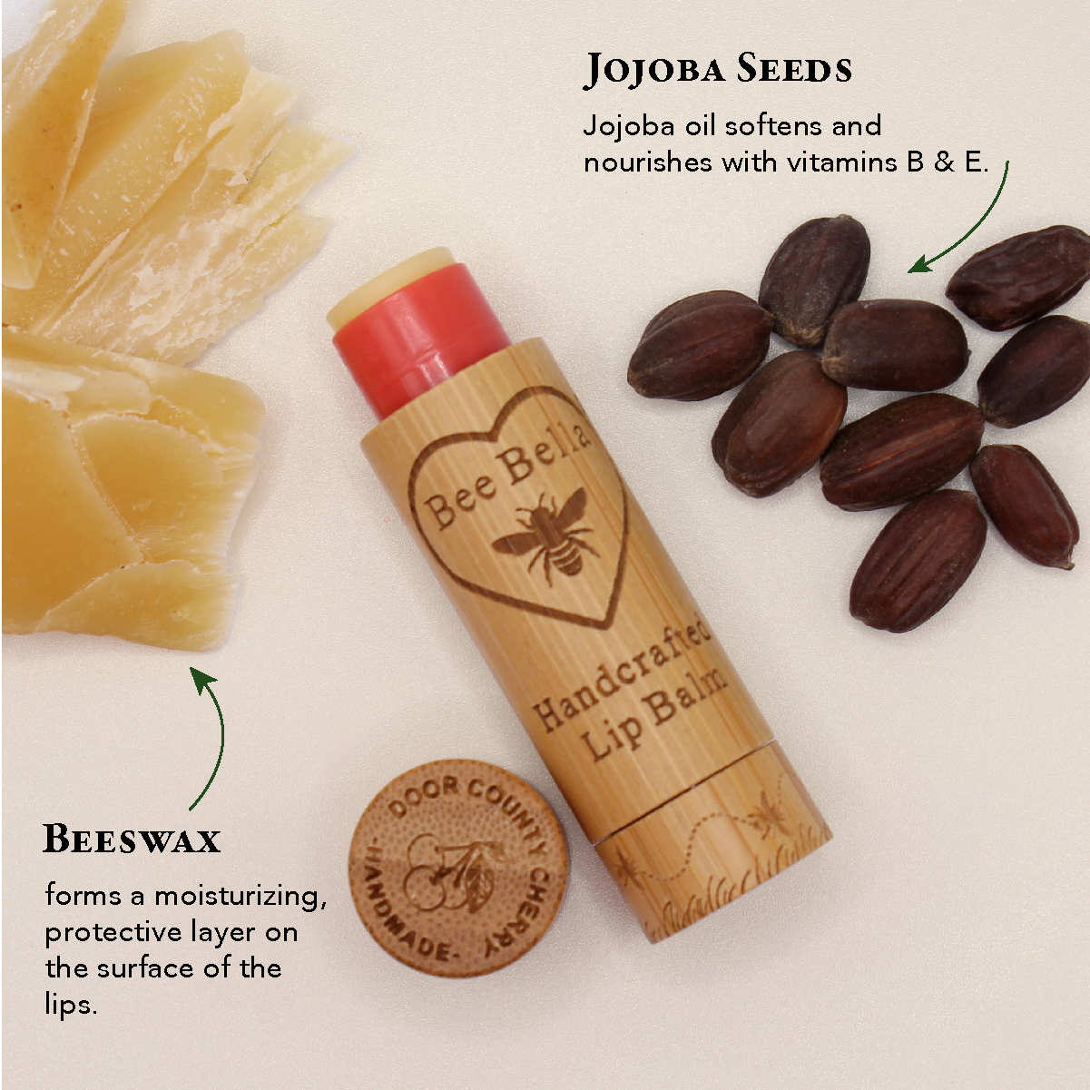 Bee Bella - Christmas 5 Pack of Lip Balm Gift Set