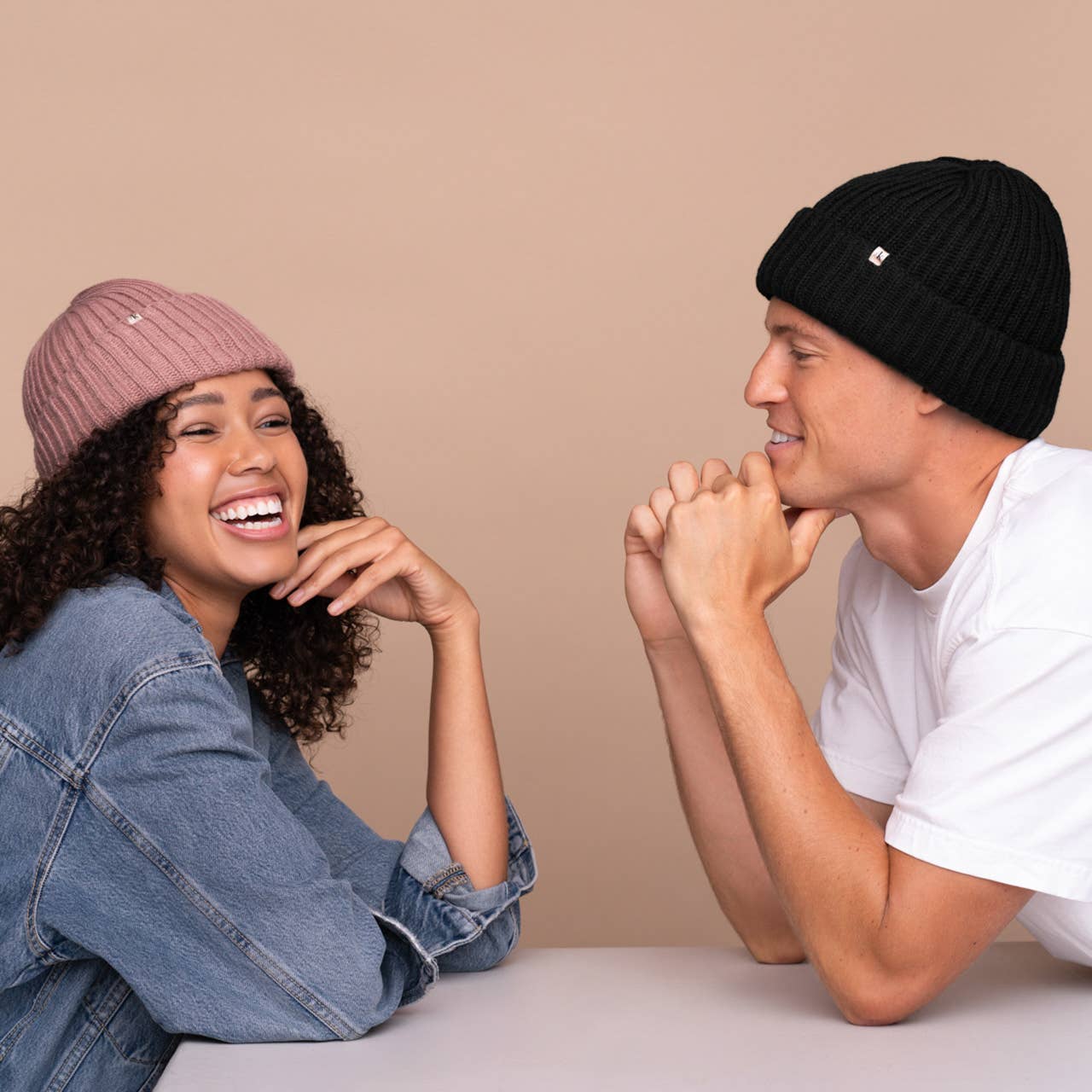KITSCH - Glazey™ Satin-Lined Beanie - Blush