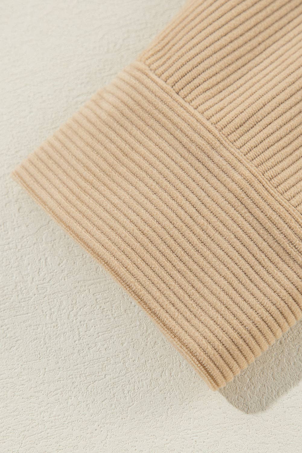 Frilled Flap Corduroy Shacket