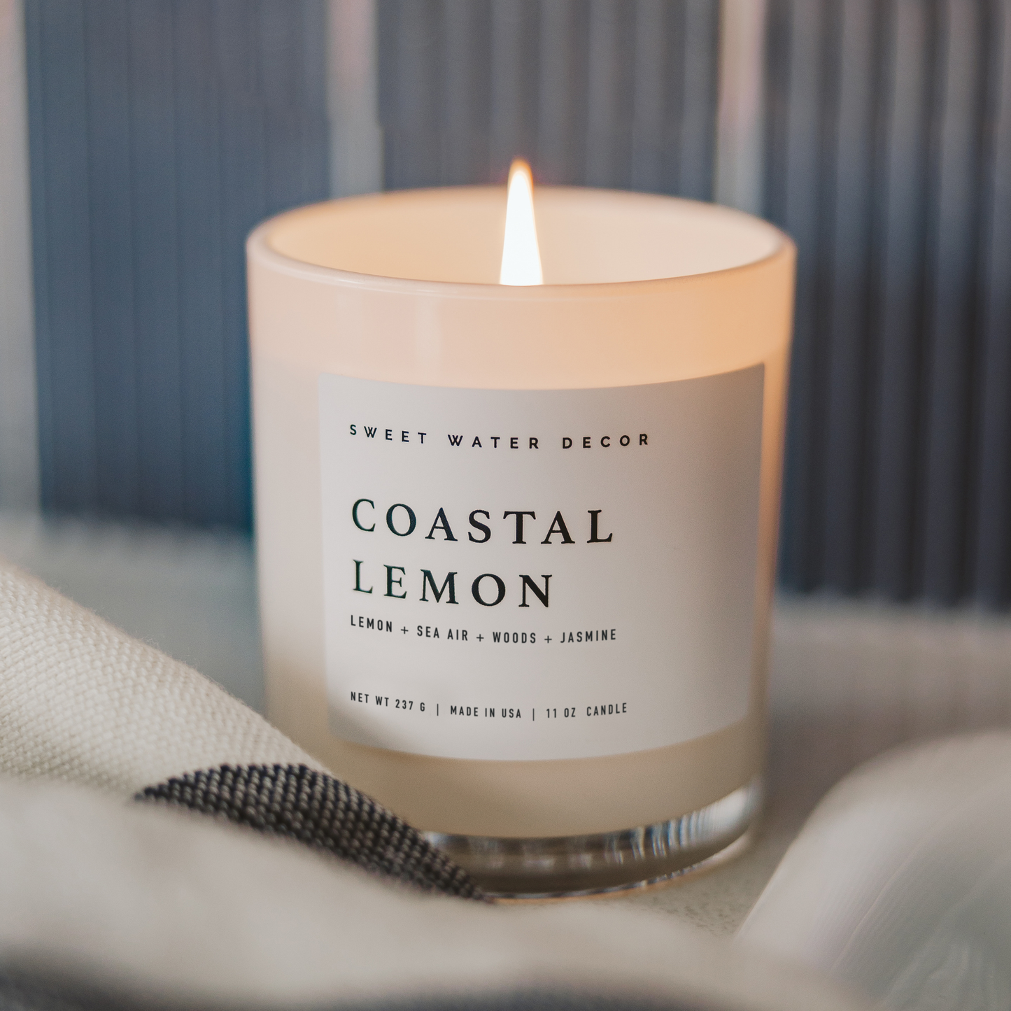 Sweet Water Decor - Coastal Lemon 11 oz Soy Candle