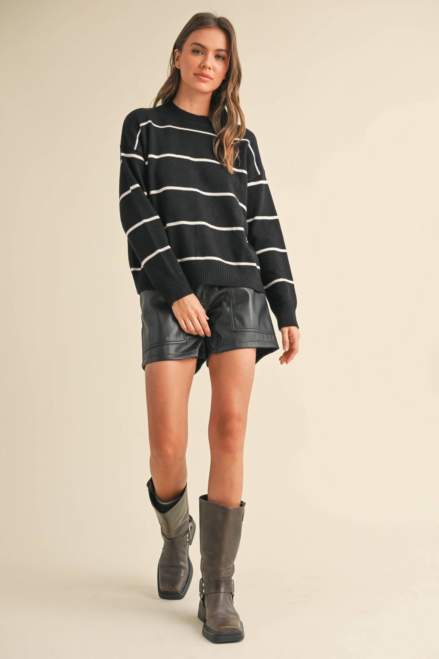 Striped Pattern Sweater