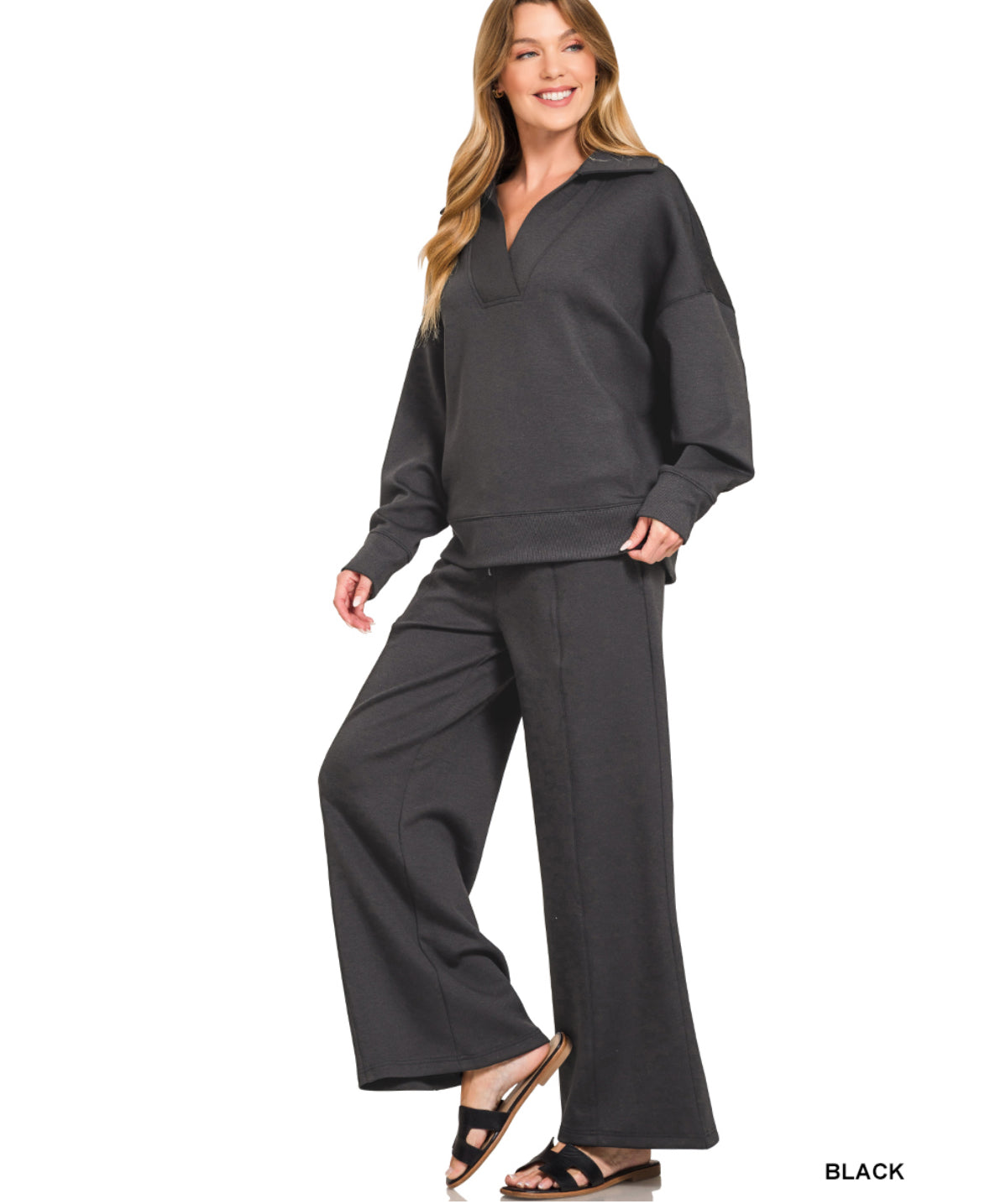 Scuba Collared Pullover