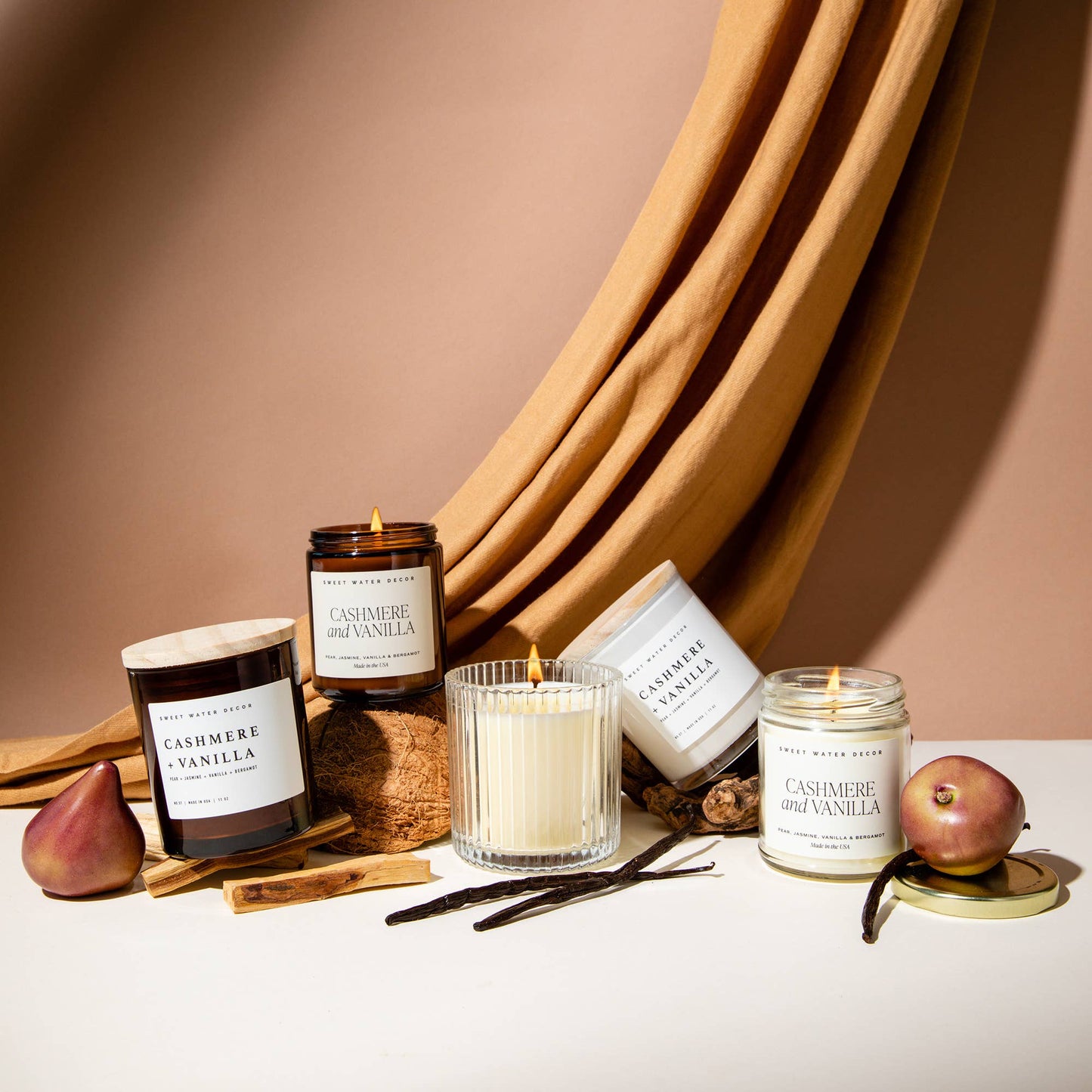 Sweet Water Decor - Cashmere and Vanilla 11 oz Soy Candle