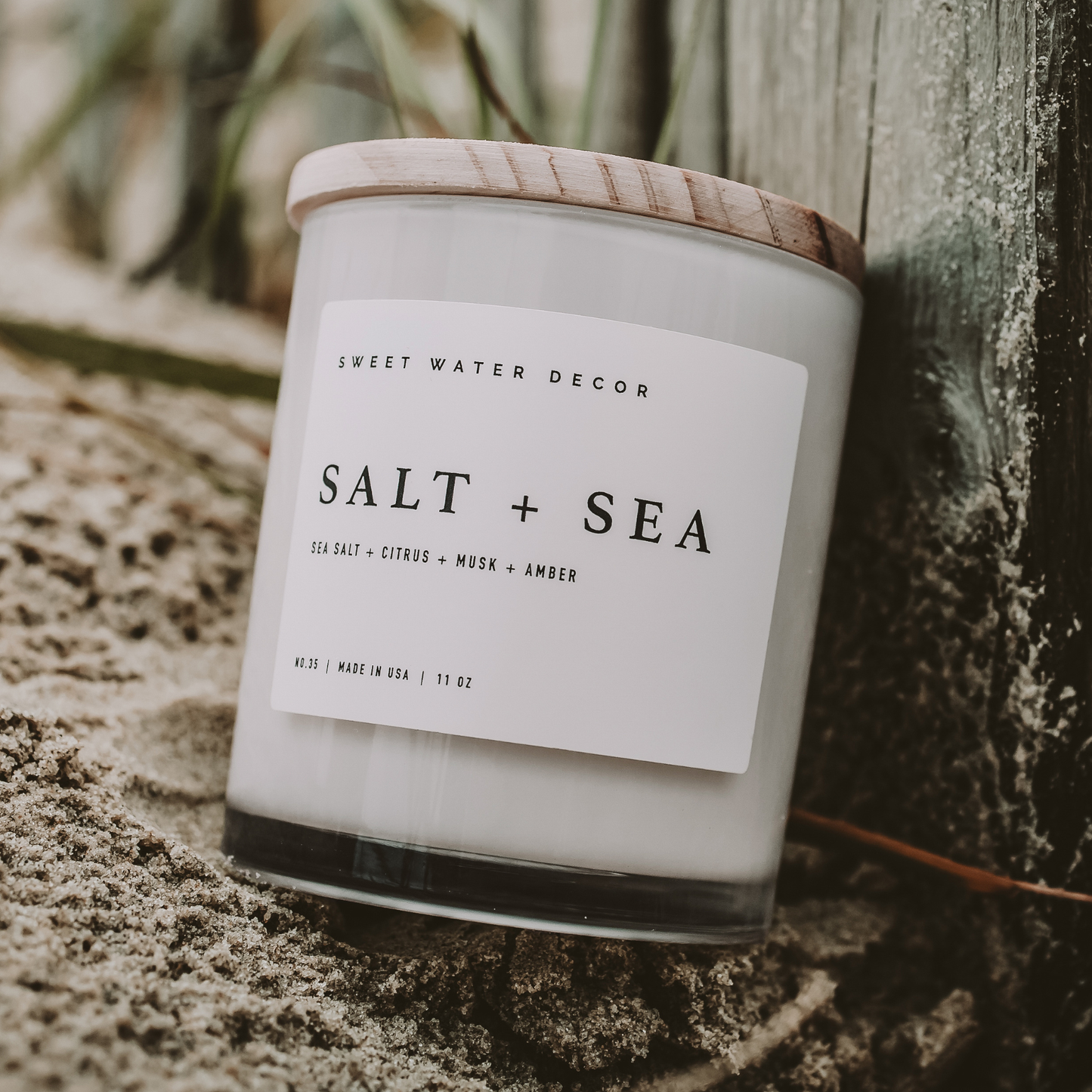 Sweet Water Decor - Salt and Sea 11 oz Soy Candle