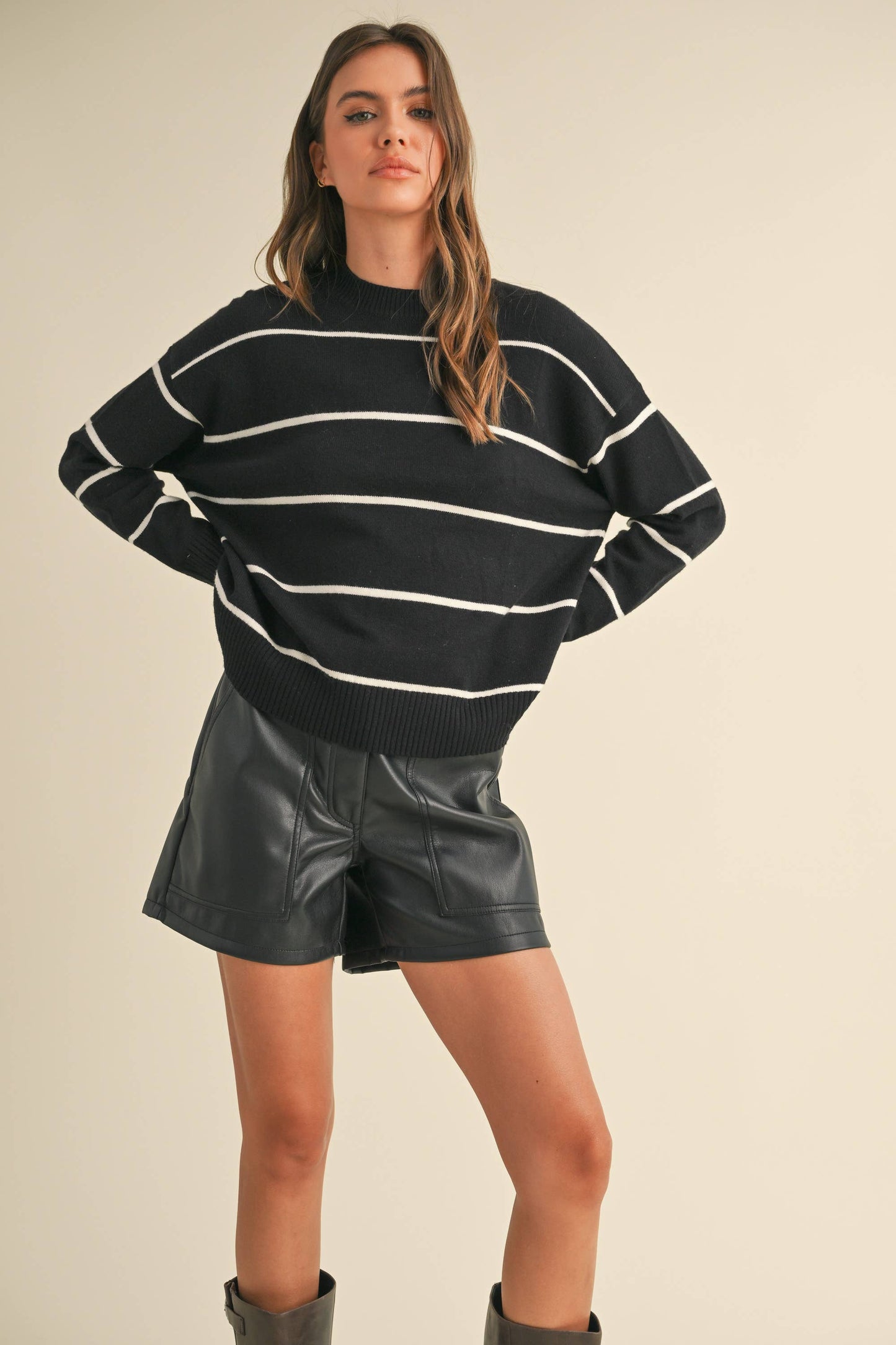 Striped Pattern Sweater