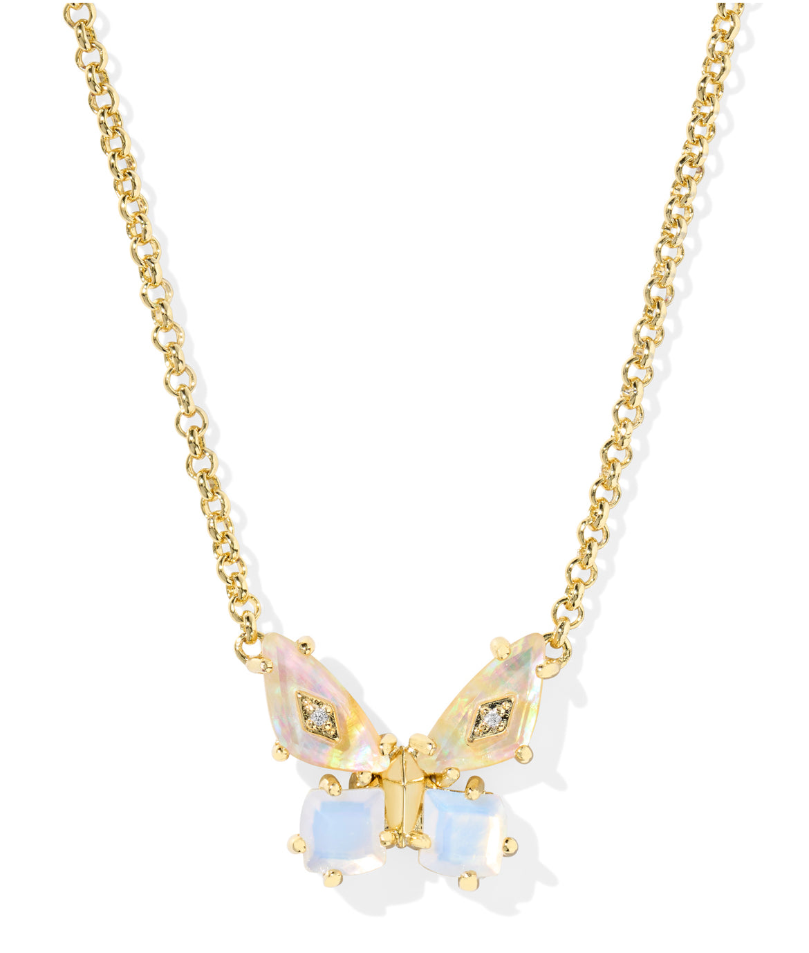 Bianca Butterfly Short Pendant Necklace