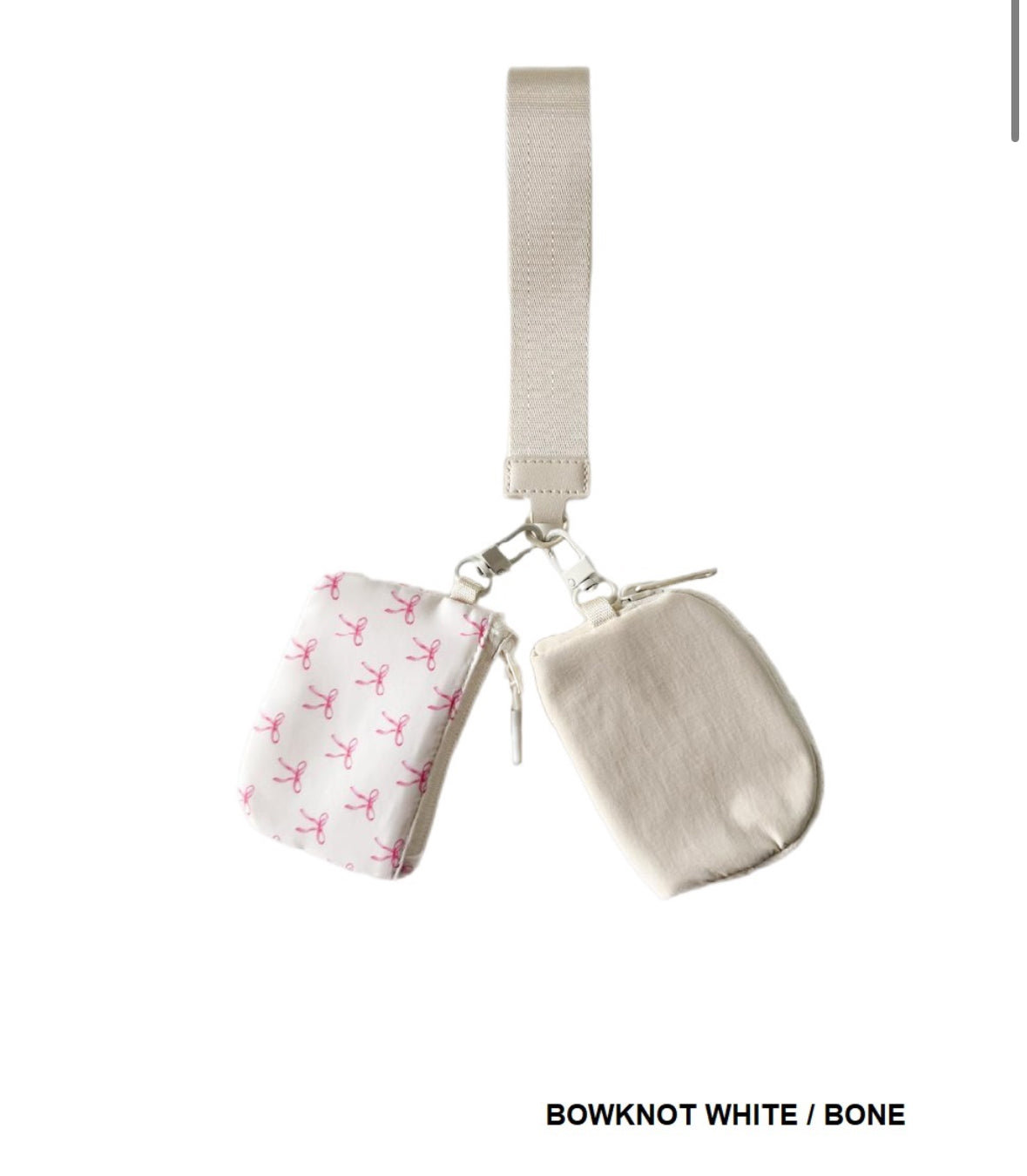 Dual Pouch Wristlet
