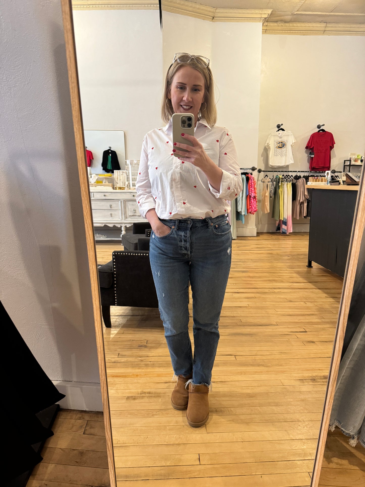 Sweetheart Button Down