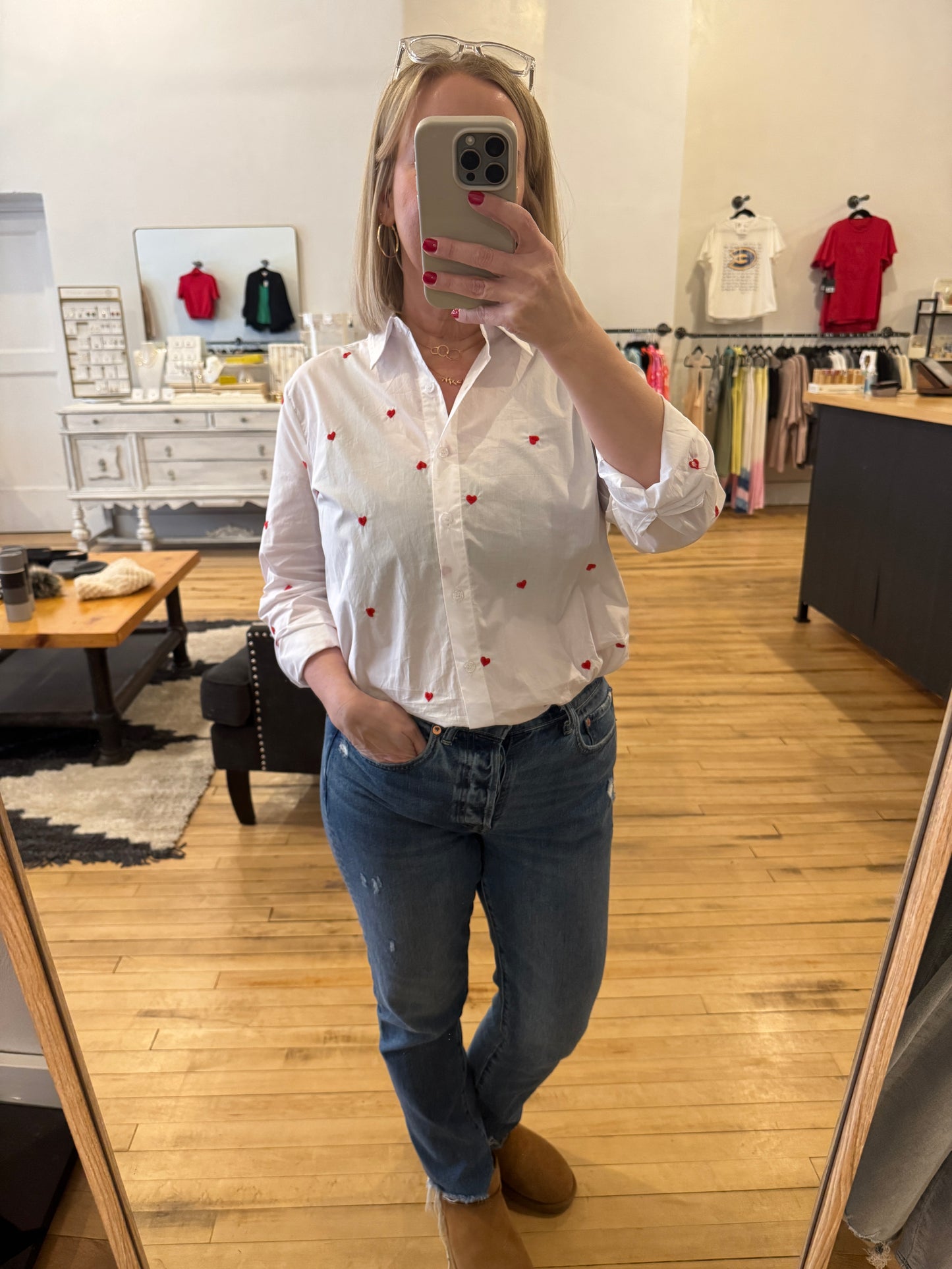 Sweetheart Button Down