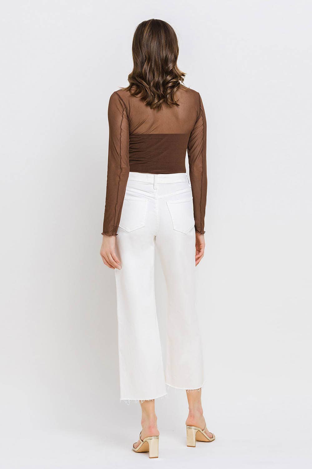 Optic White Crop Jeans