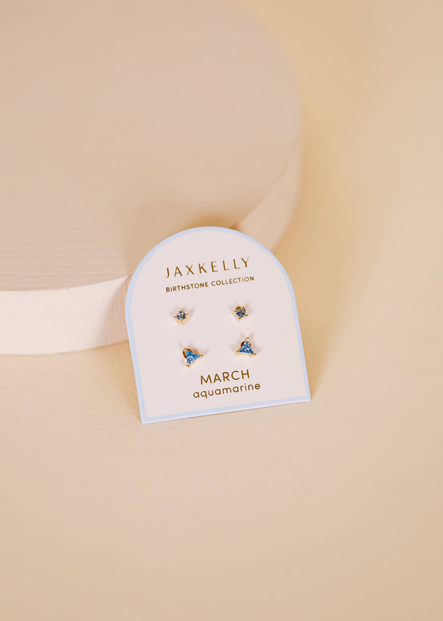 JaxKelly - Birthstone Gold Earrings