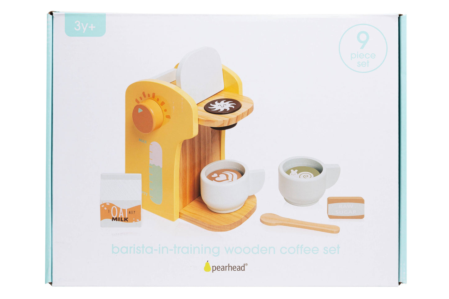 Pearhead - Barista in Training Wooden Coffee Set, Developmental Toys