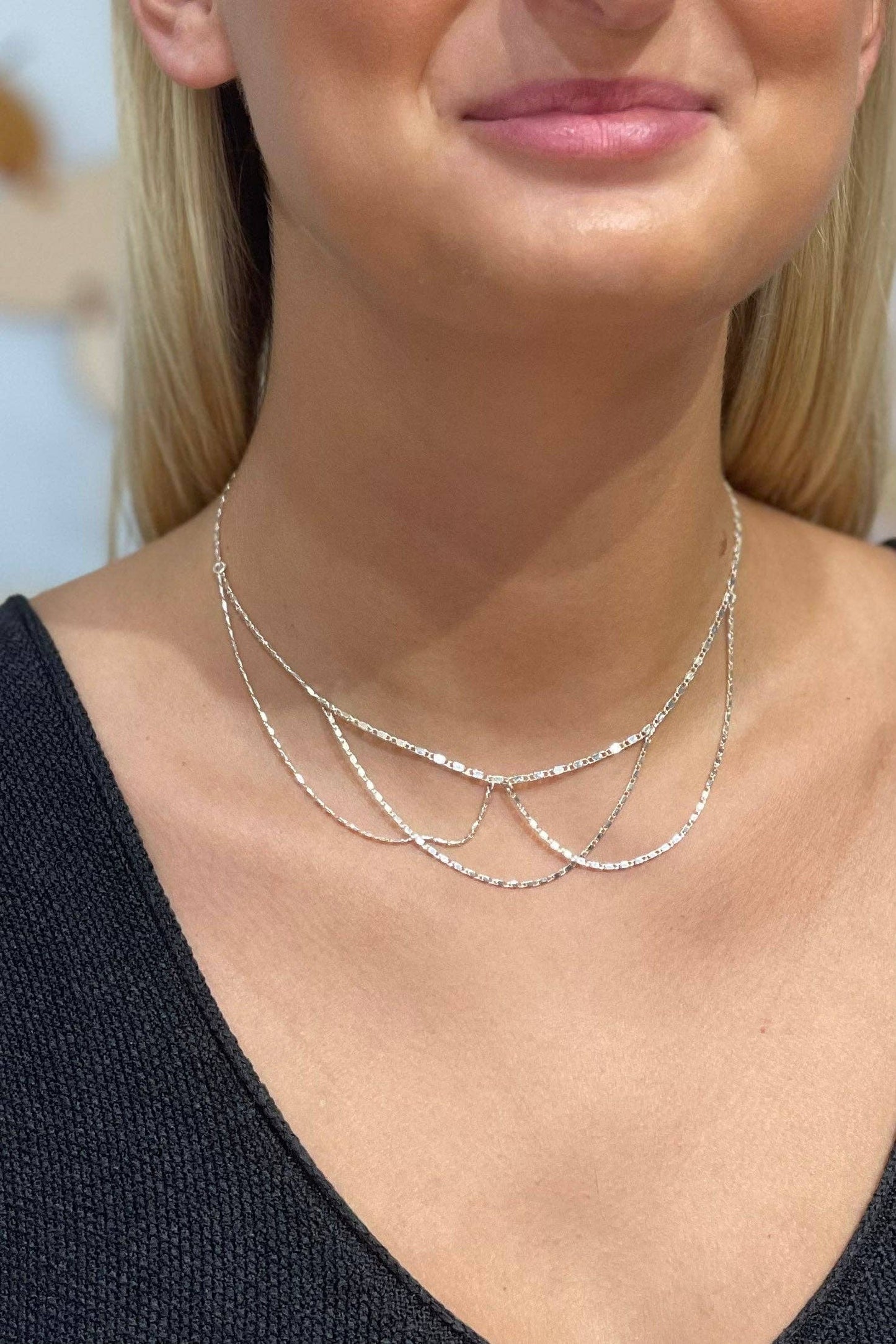 Spencer Necklace: Gold