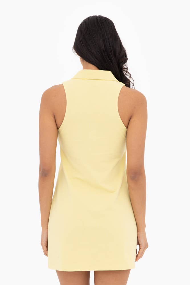 Lemon Polo Tank Dress