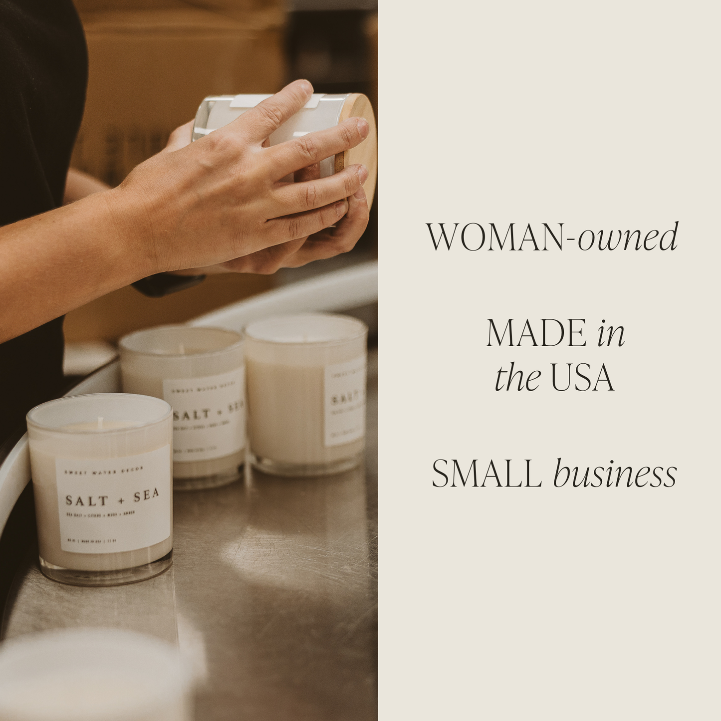 Sweet Water Decor - Cashmere and Vanilla 11 oz Soy Candle
