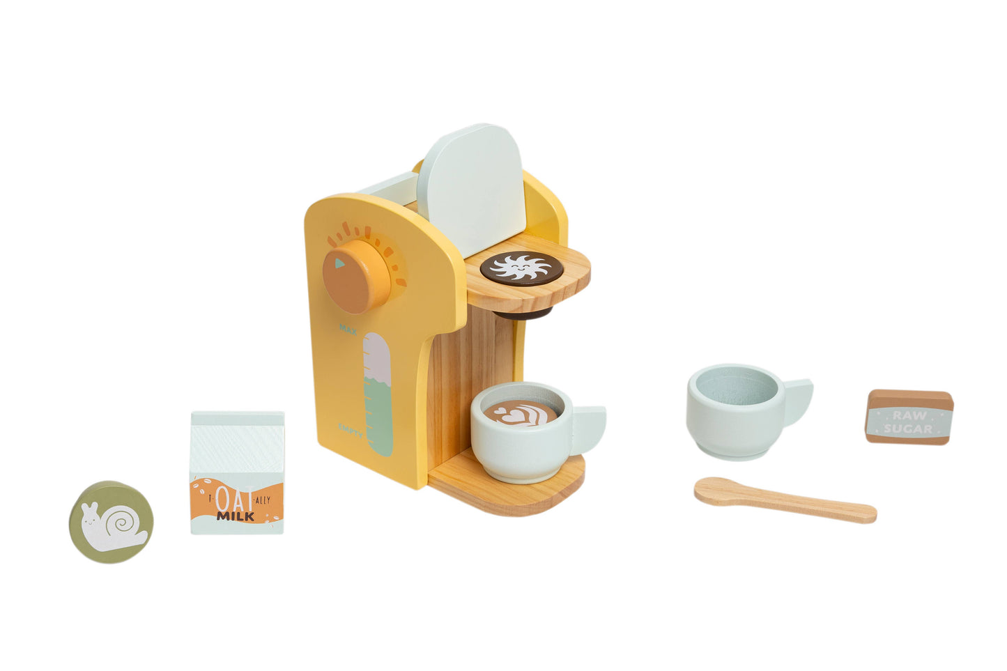 Pearhead - Barista in Training Wooden Coffee Set, Developmental Toys