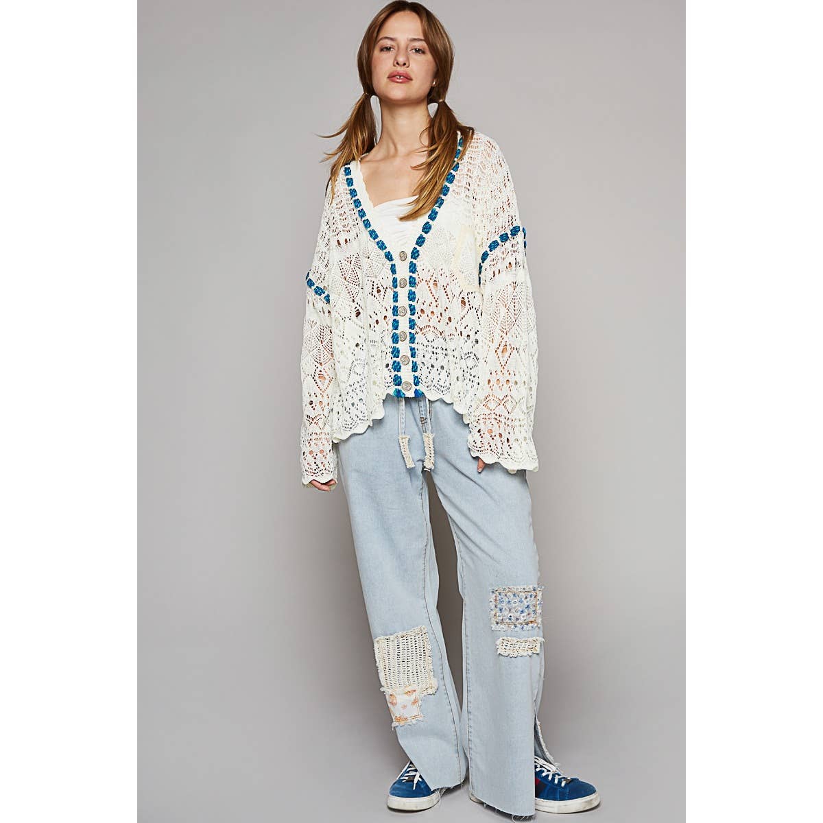Rope Trim Cardigan
