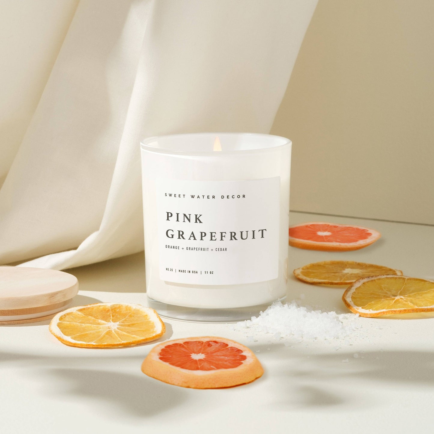 Sweet Water Decor - Pink Grapefruit 11 oz Soy Candle