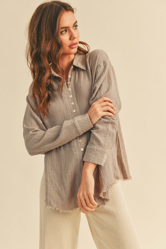 Gauzy Button Down Shirt