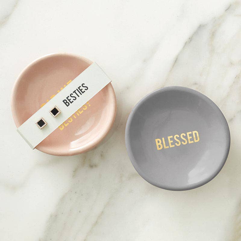 Ceramic Ring Dish & Earrings - Did We Just Become Besties?